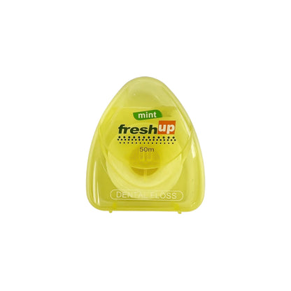 Fil dentaire portable de 50m, cure-dents, hygiène bucco-dentaire
